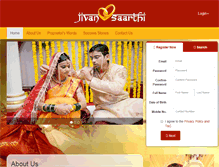 Tablet Screenshot of jivansaarthi.com